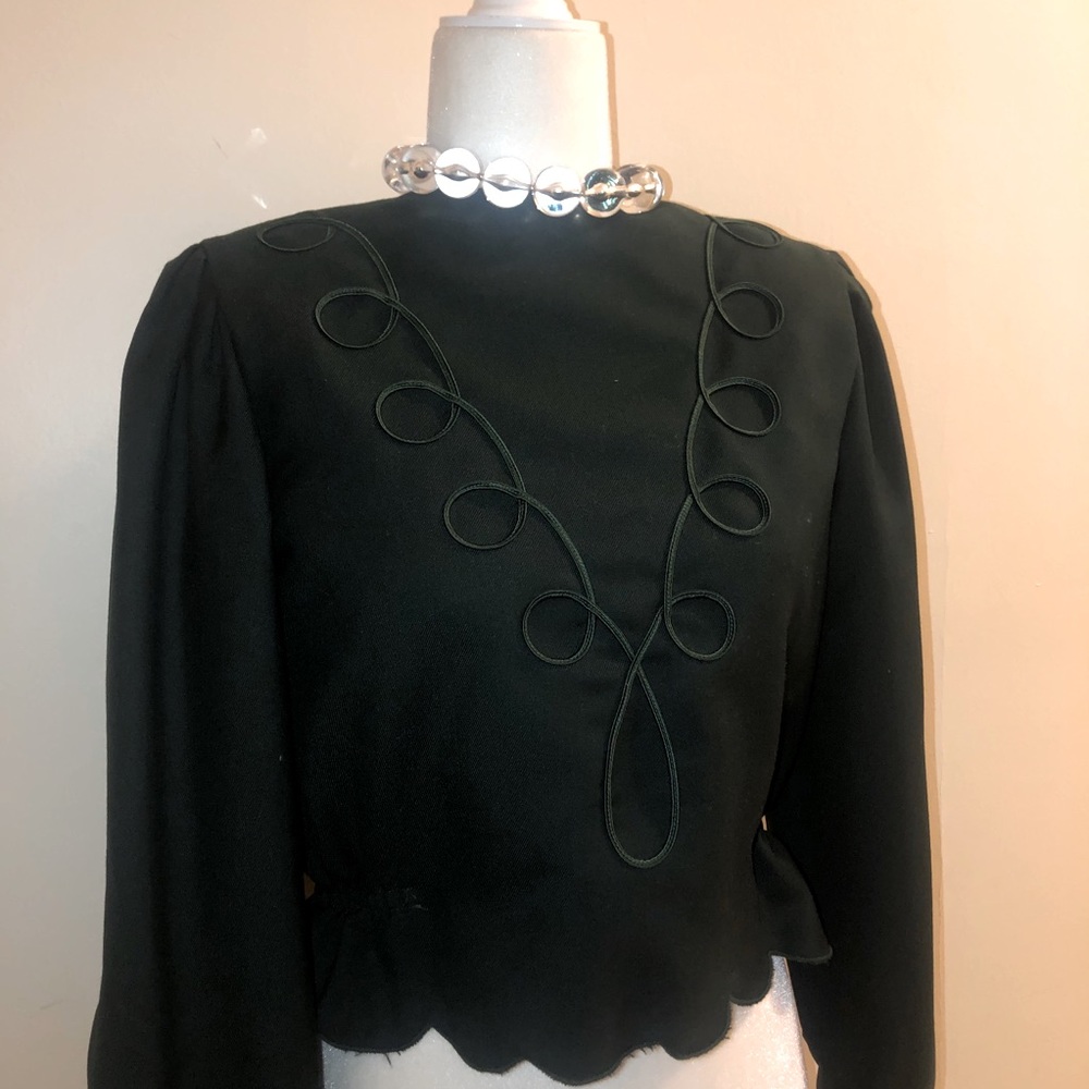 Vintage Emerald Blouse